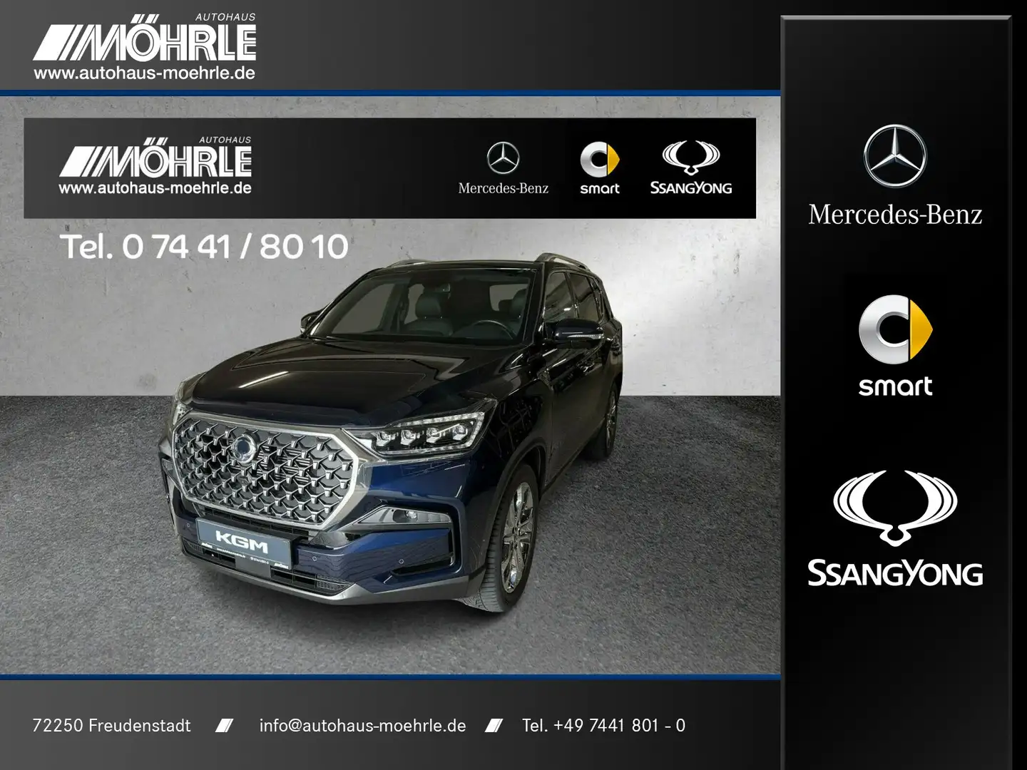 SsangYong Rexton REXTON Sapphire 2.2 D 4WD Elegance-Paket 20 Zoll Blau - 1