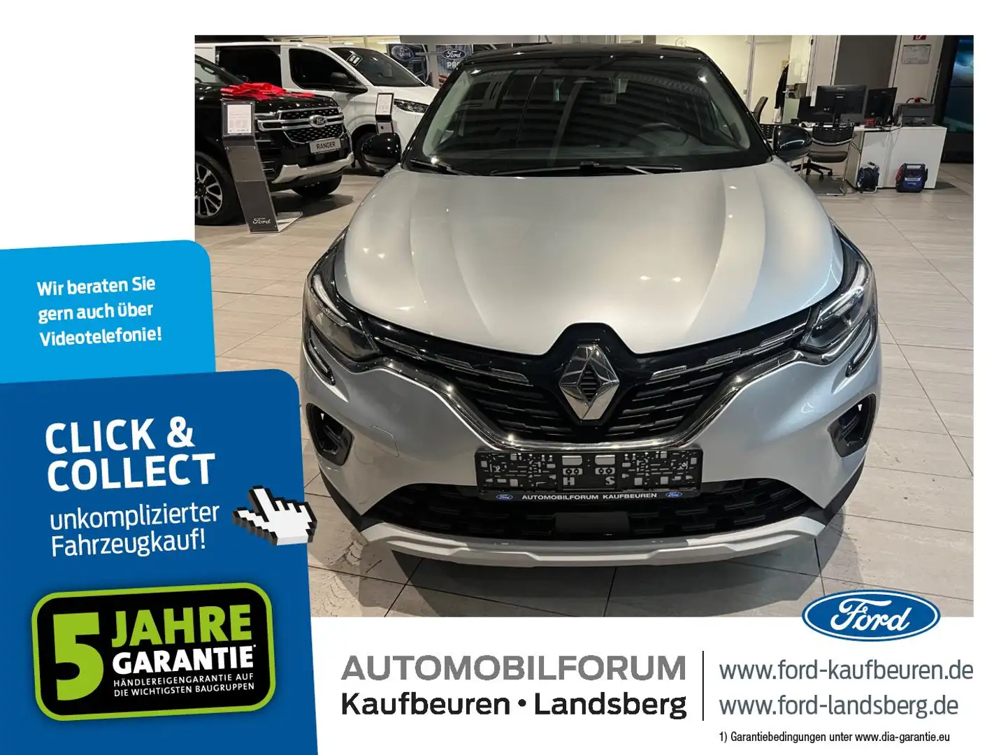 Renault Captur II 1.3 TCe 140 GPF Techno LED Navi Kam. Silber - 1