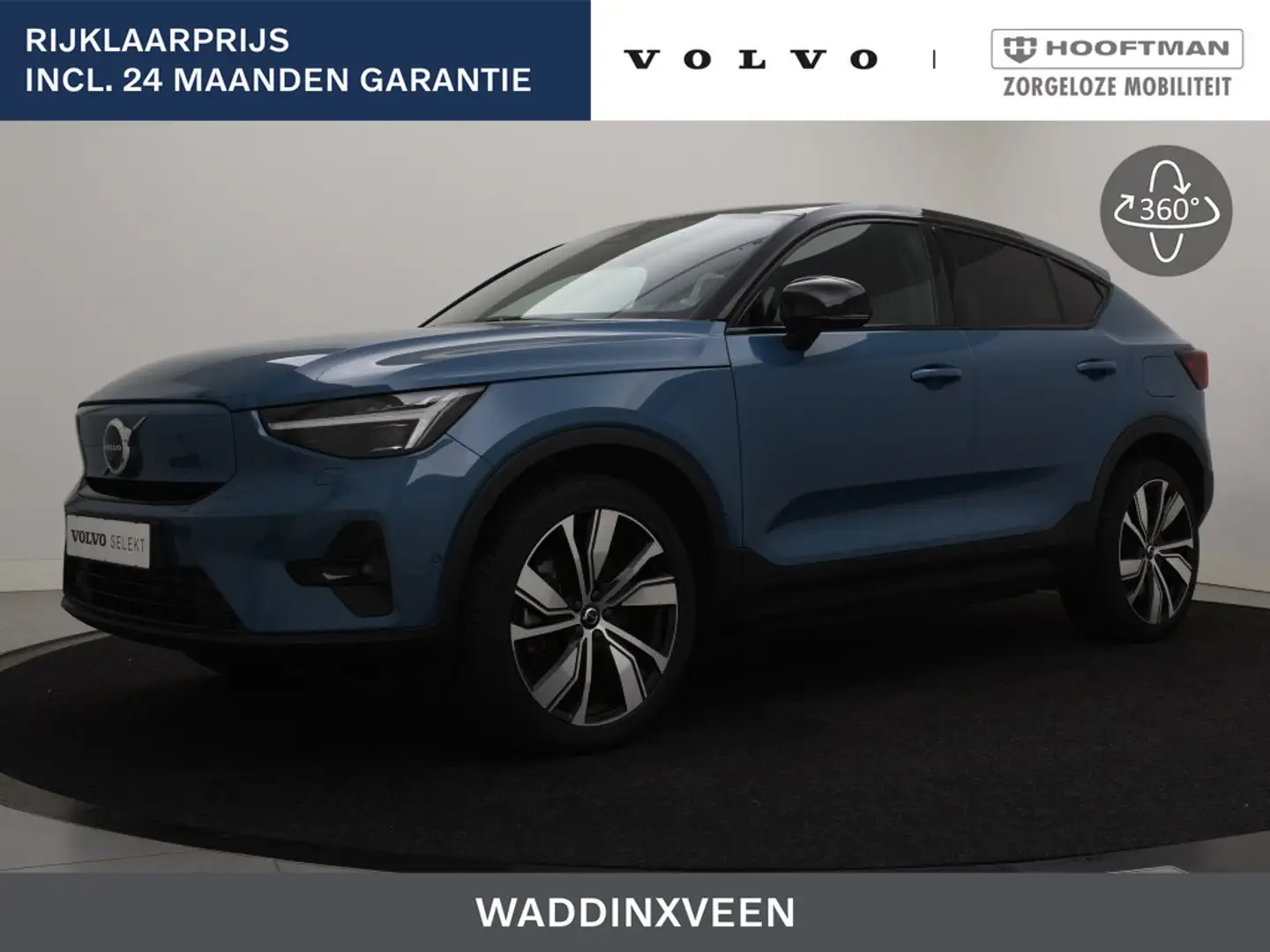Volvo C40 RECHARGE PRO INTRO EDITION PANORAMADAK 20INCH HARM Bleu - 1
