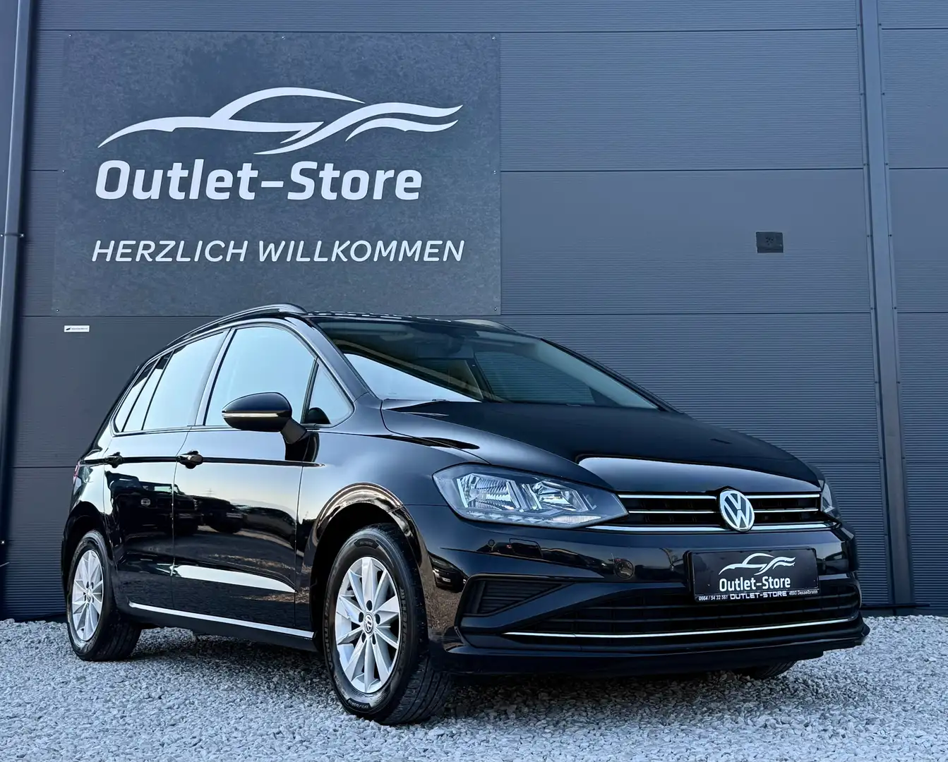 Volkswagen Golf Sportsvan Comfortline*1.Besitz*AppleCarPlay*SHZ*Tempomat* Schwarz - 1