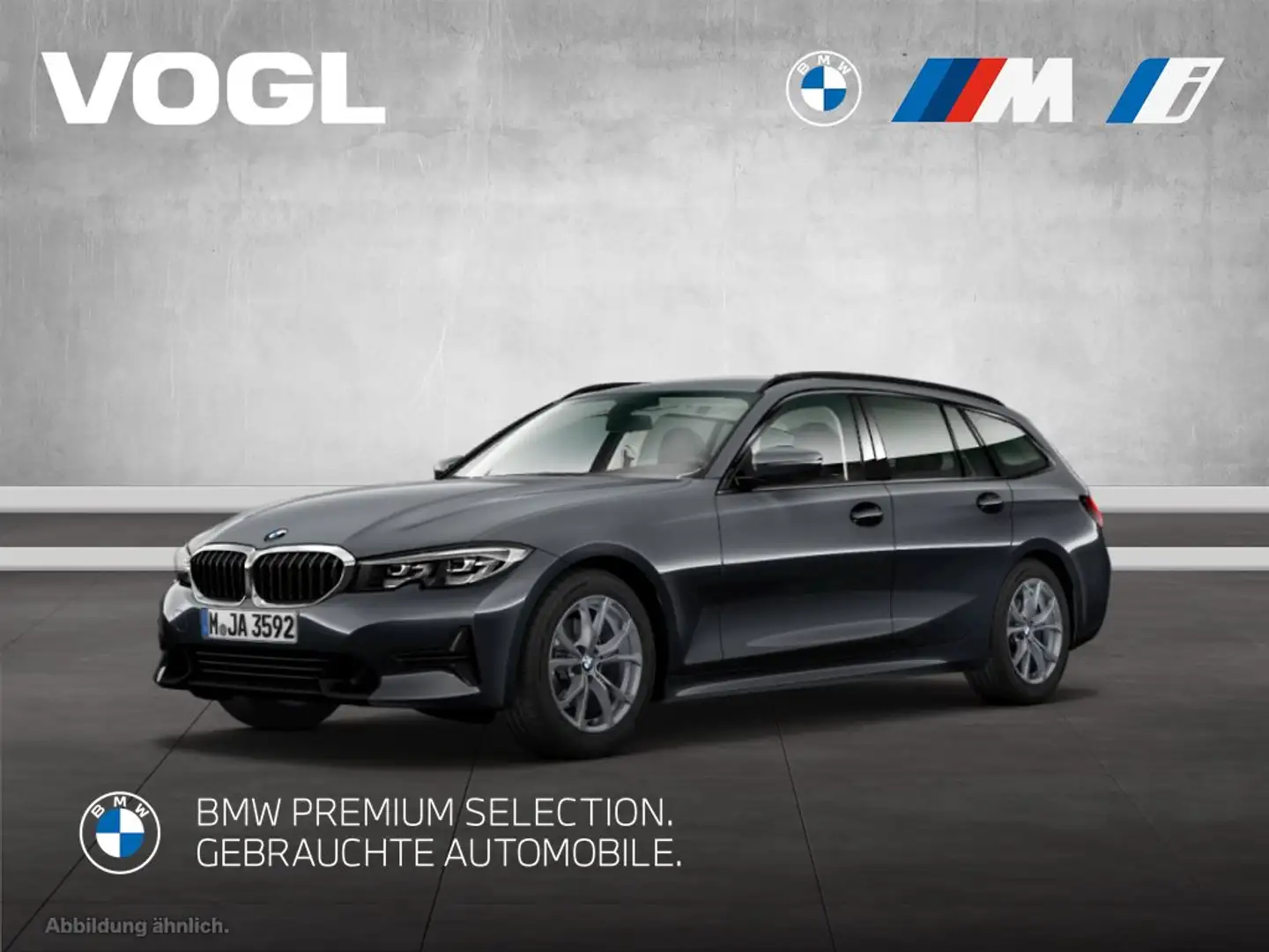 BMW 320 d Touring AHK SHZ PDC Grau - 1