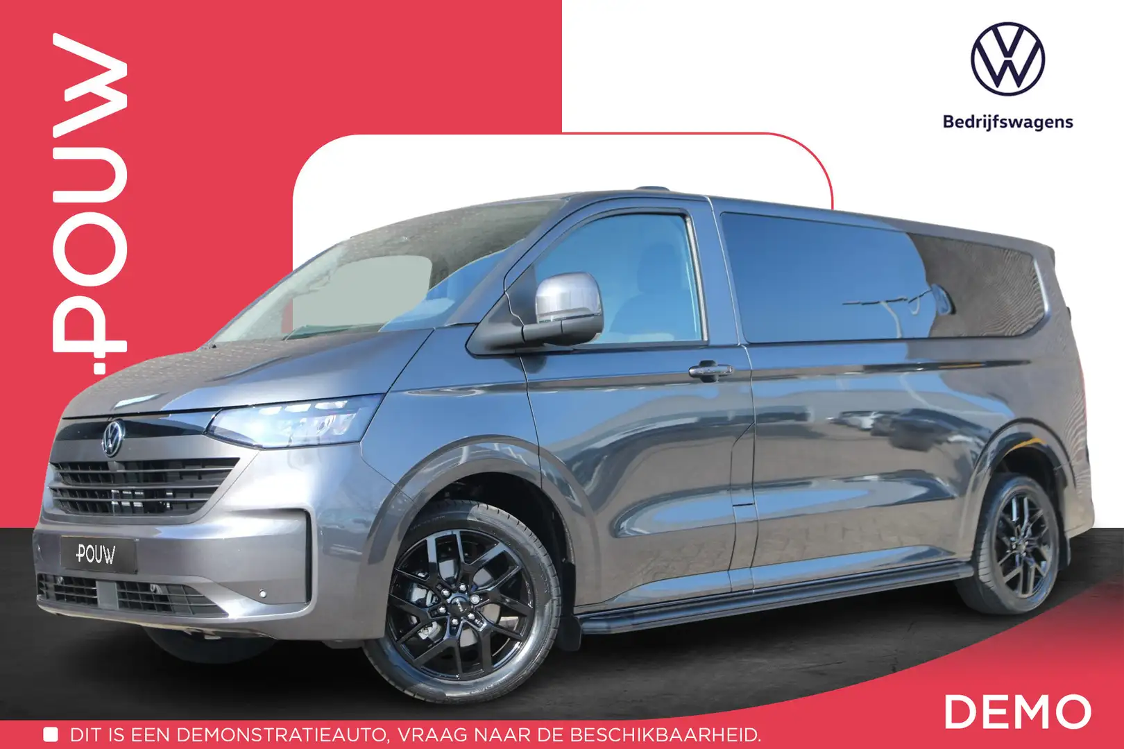 Volkswagen Transporter 2.0 TDI 150pk AUT L2H1 30 Bulli | 19" Velgen | Sid Grigio - 1
