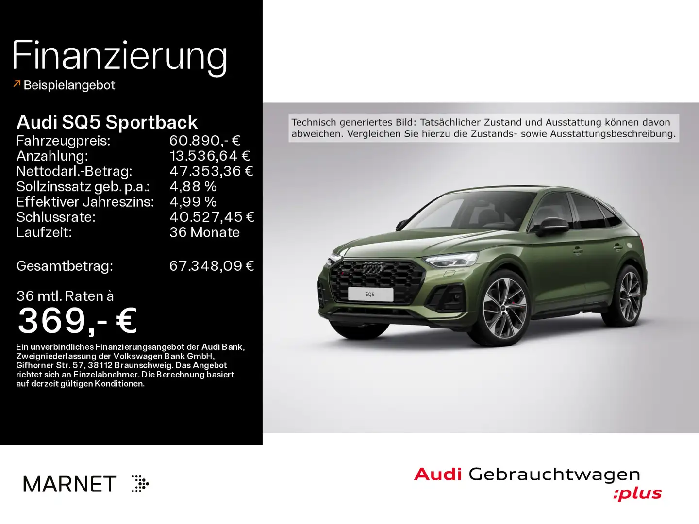 Audi SQ5 3.0 TDI quattro*Stadt/Tour*Matrix* Grün - 1