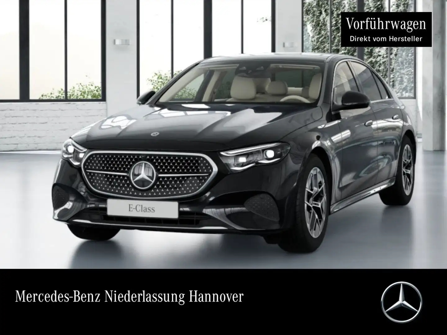 Mercedes-Benz E 200 Avantgarde Fahrass 360° Pano Distr. Memory Schwarz - 1