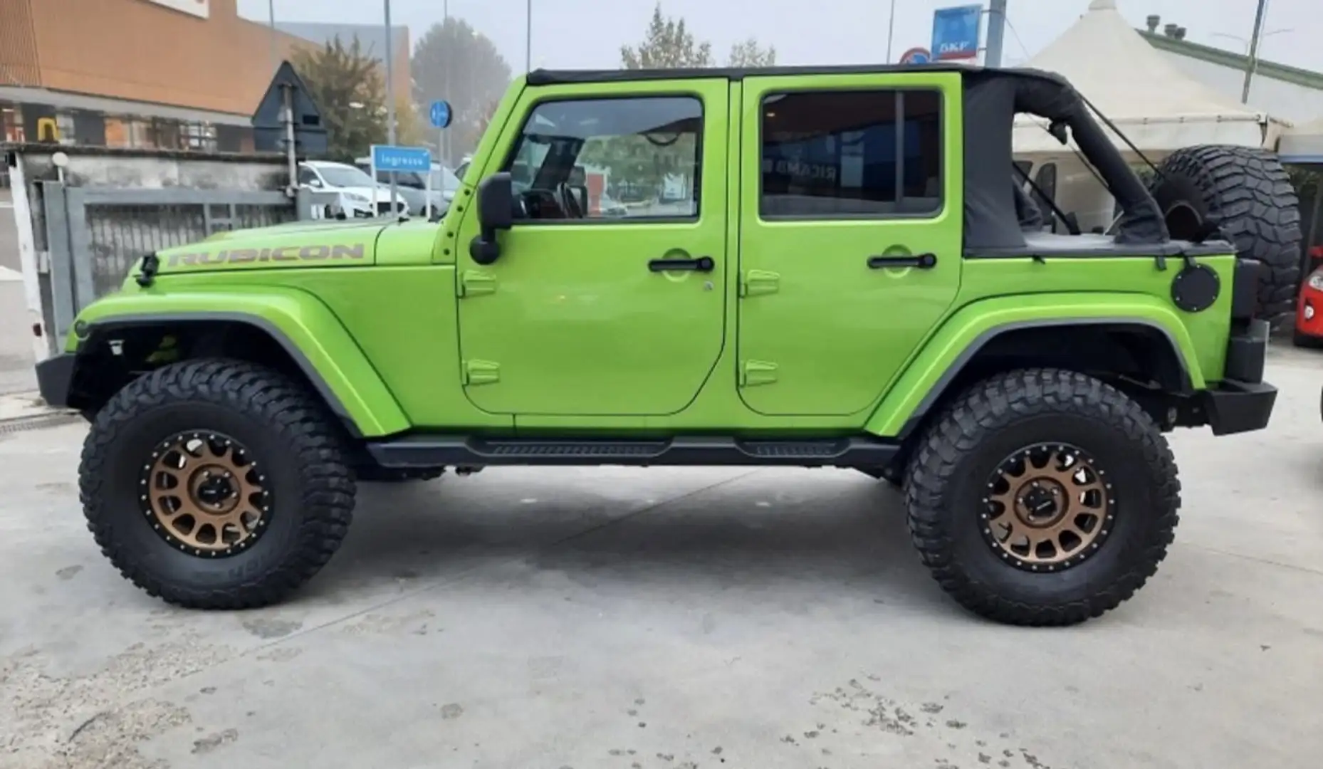 Jeep Wrangler Unlimited 2.8 crd Rubicon auto E6 Verde - 2