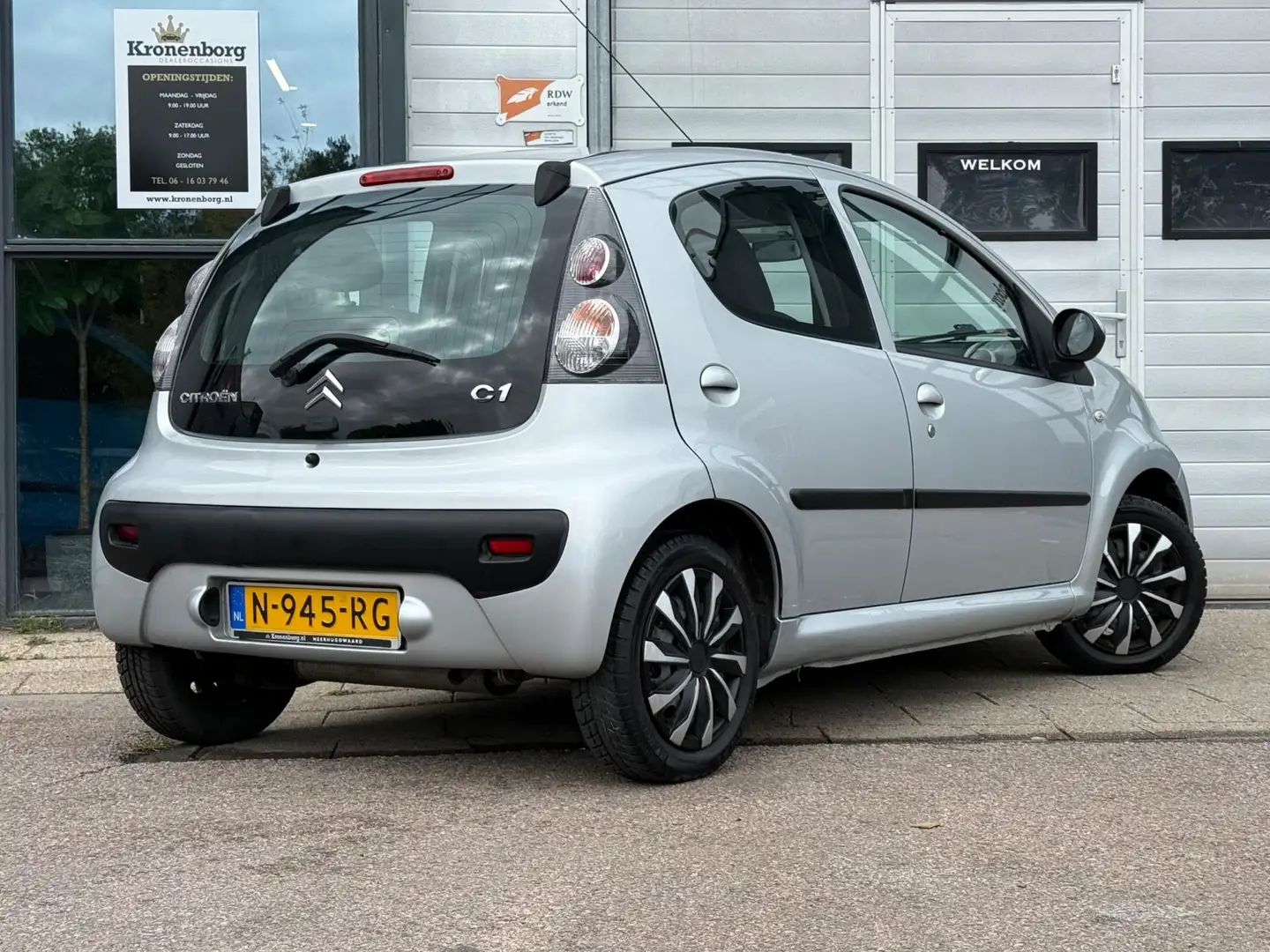 Citroen C1 1.0-12V Ambiance, AUTOMAAT, NAP. AIRCO, APK Сірий - 2