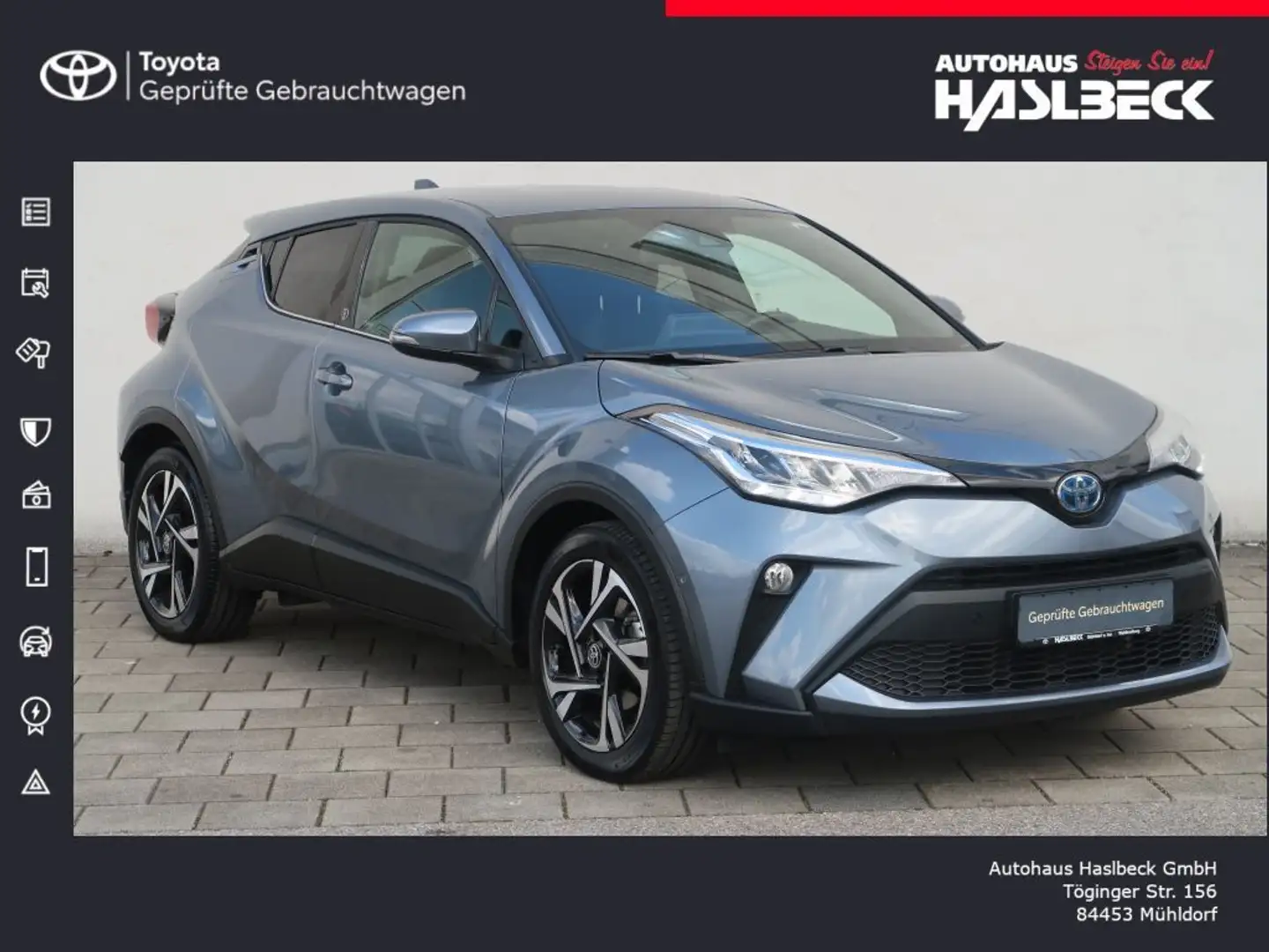 Toyota C-HR 2.0 Hybrid Team Deutschland Grau - 1