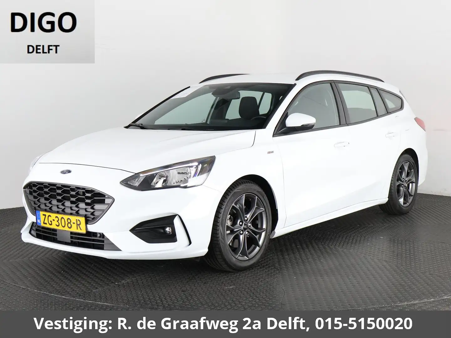 Ford Focus Wagon 1.0 EcoBoost ST Line Business | Navigatie | Wit - 1
