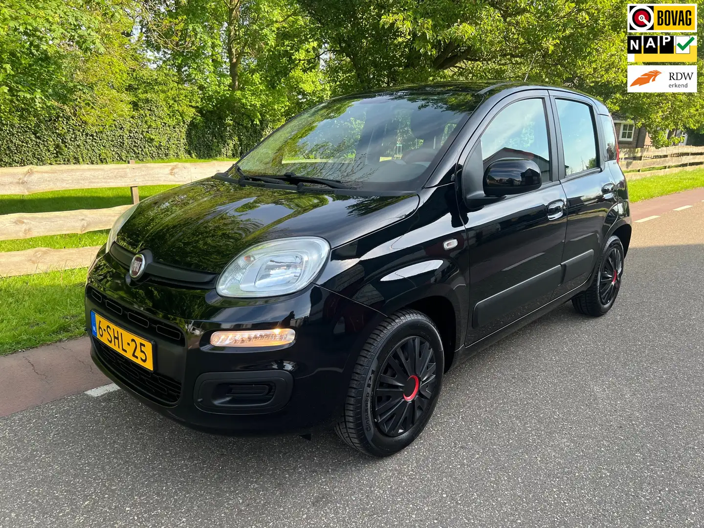 Fiat Panda 0.9 TwinAir Edizione Cool Airco Zwart - 1