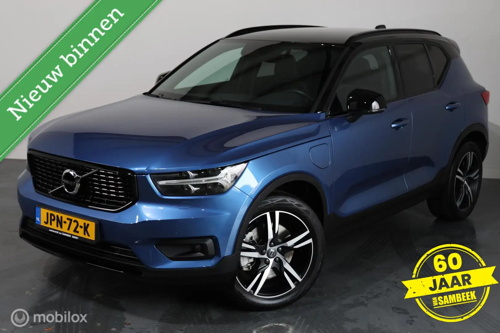 Volvo XC40 1.5 T4 Recharge R-Design-ACC-ELEK. TREKHAAK-WINTER Blauw - 2