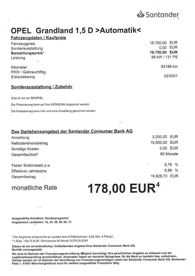 Opel Grandland X AUT/LED/NAV/KAM/PDC Grau - 2