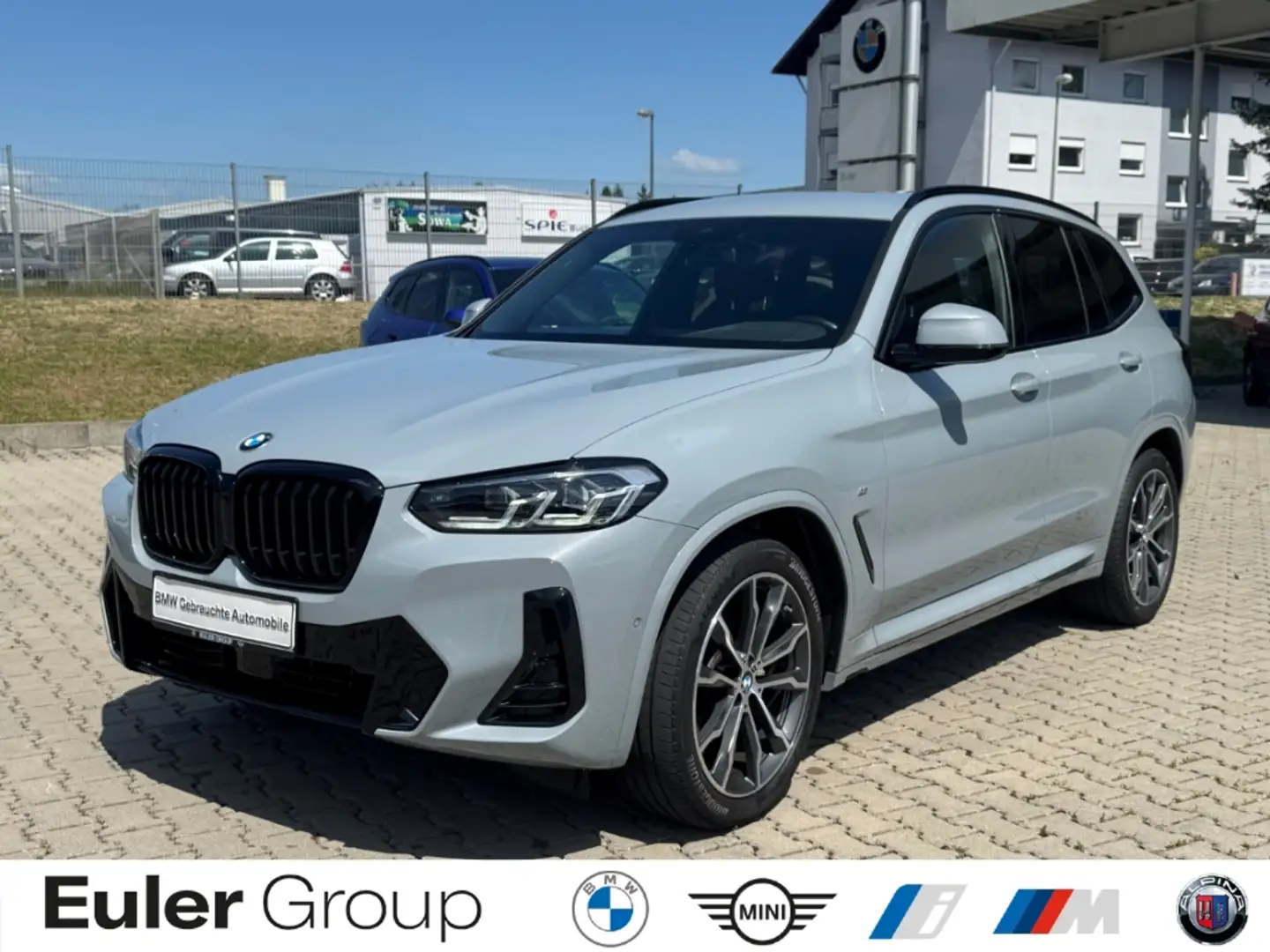 BMW X3 xDrive 20i A M-Sport 20'' HUD AHK Navi ACC eSitze Grau - 1
