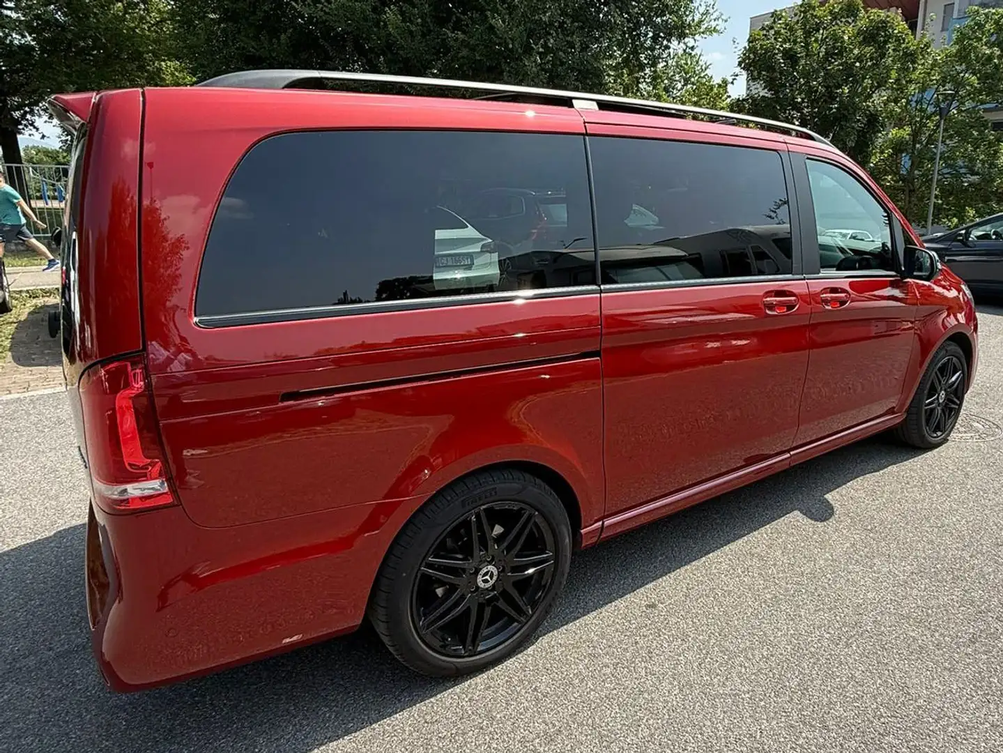 Mercedes-Benz V Classe V - W447 2019Long 300 d Premium 4matic auto Rosso - 1
