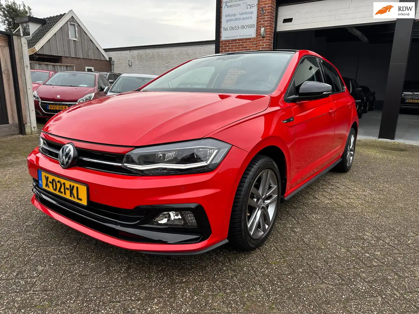 Volkswagen Polo 1.0 TSI 116 pk Comfortline Business r-line PANORAM Rood - 1