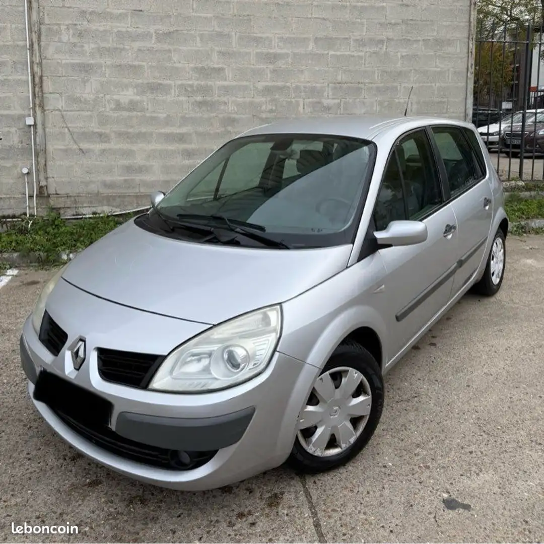 Renault Scenic II 1.5 dCi Année 12-2007 200.000KM Garantie 3 Mois Grijs - 2