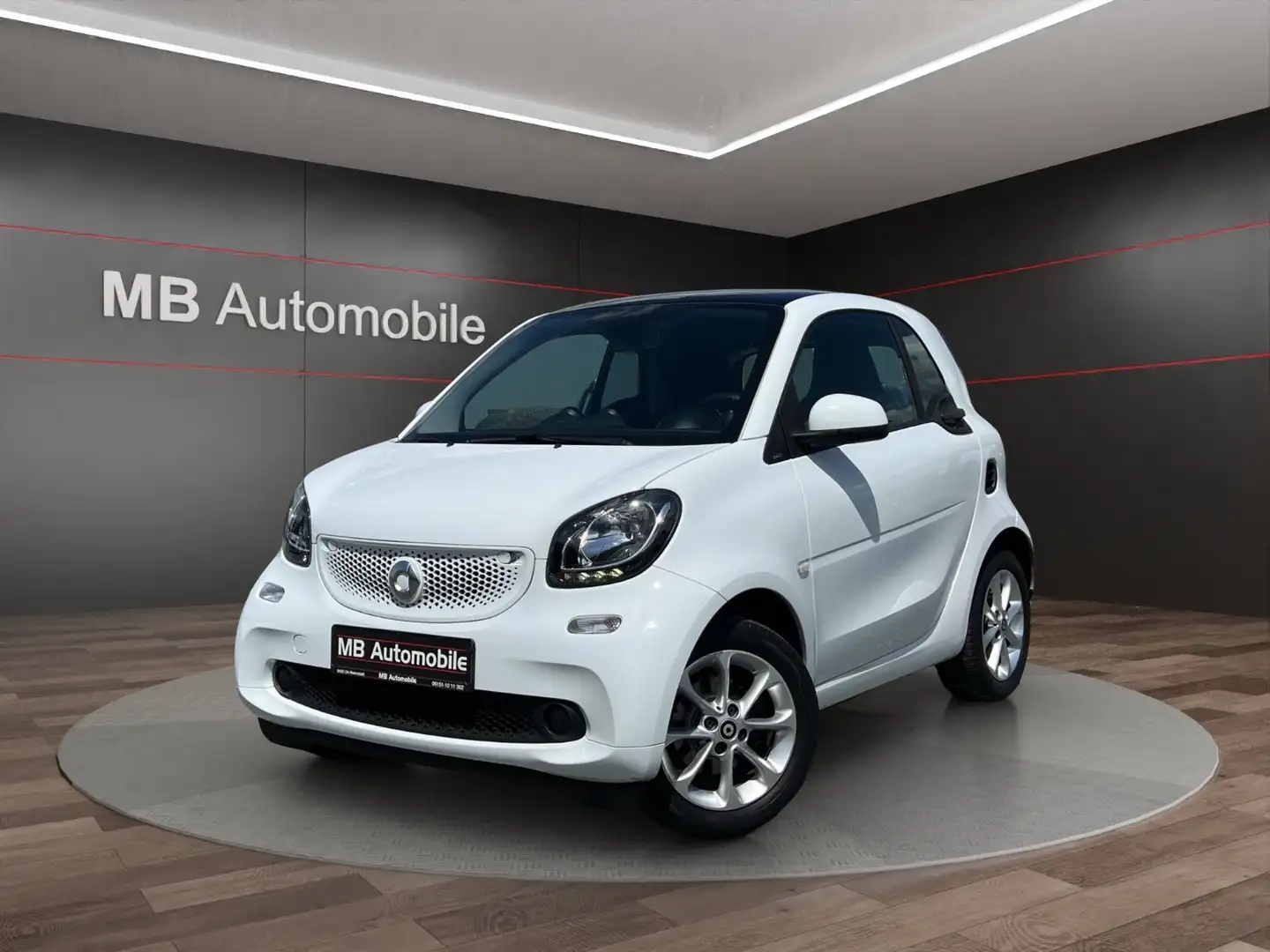 smart forTwo 52KW Automatik/P-Dach/ Blanco - 1