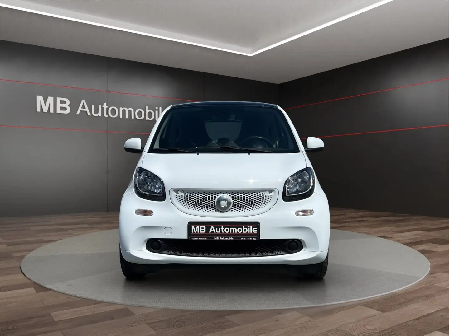 smart forTwo 52KW Automatik/P-Dach/ Blanco - 2