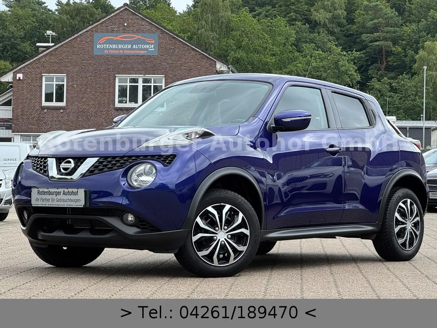 Nissan Juke 1.2 DIG-T*ACENTA*NAVI*KAMERA*TEMPOMAT*KLIMA Blau - 1