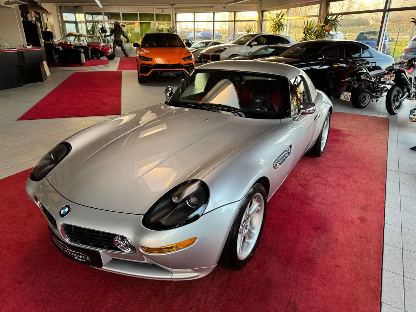 BMW Z8 4.9*1.Hand*Neuzustand*Hardtop*Buch*Modellauto Plateado - 2