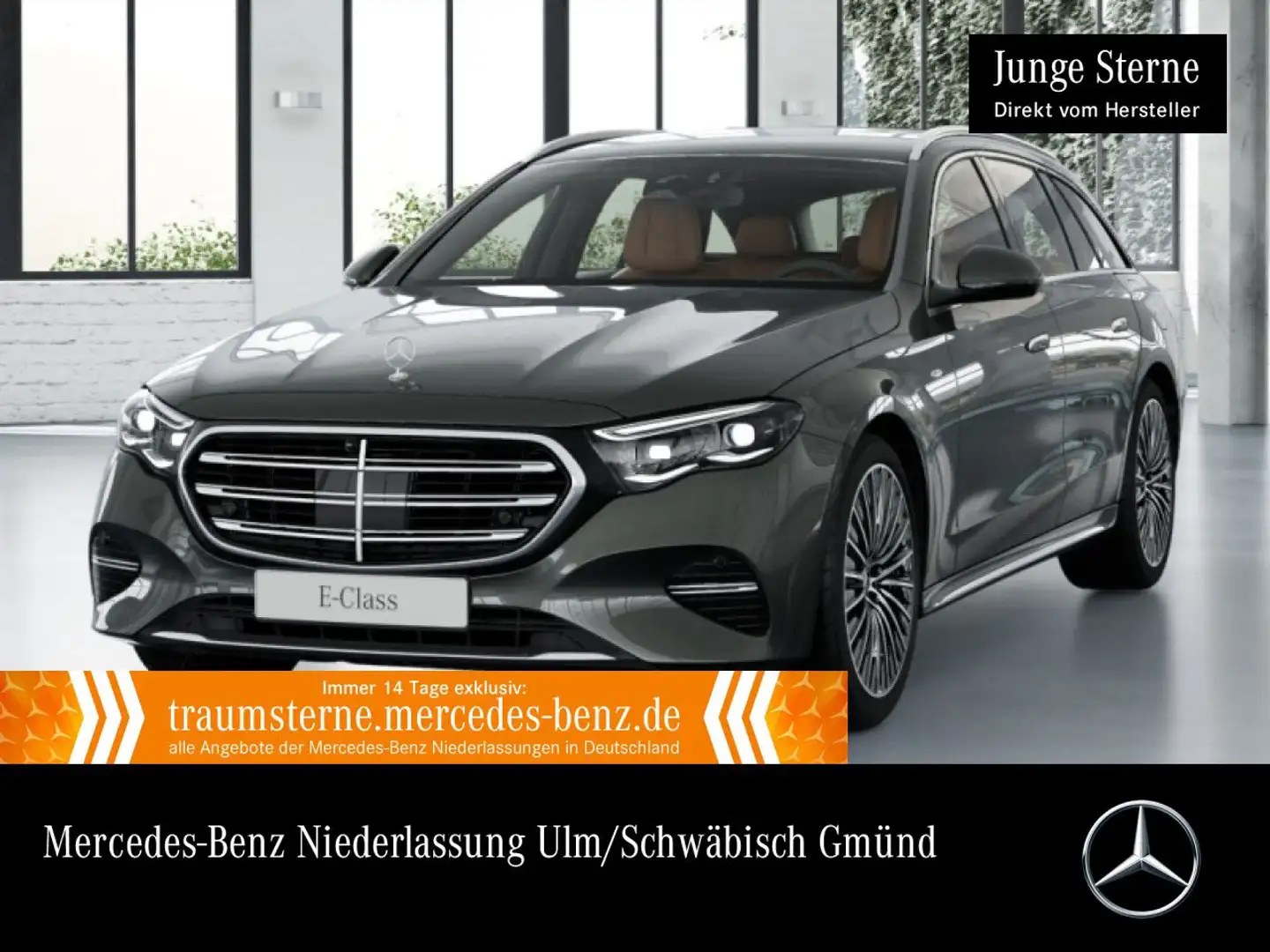 Mercedes-Benz E 300 de T Hybrid Exclusive 360° Burmester Distr. Grau - 1