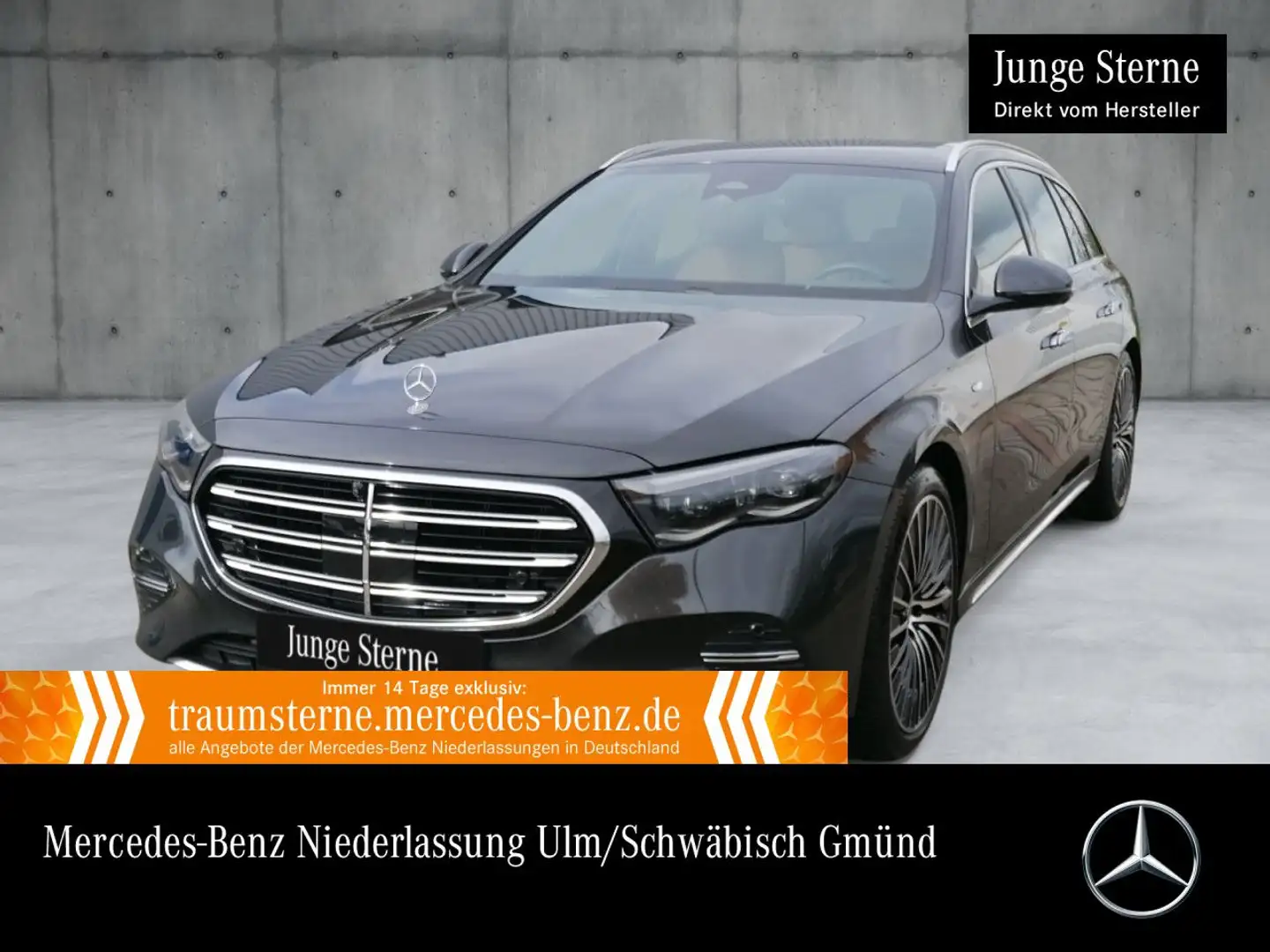 Mercedes-Benz E 300 de T Hybrid Exclusive 360° Burmester Distr. Gris - 1