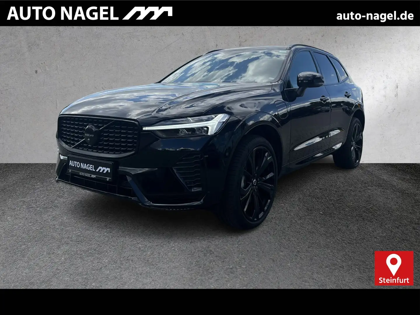 Volvo XC60 XC60 Recharge T8 Plus Black Edition LUFT|AHK|B&W Zwart - 1