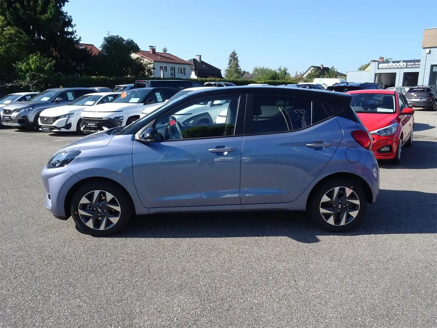 Hyundai i10 GO Plus 1,2 AMT a5bu3-O2   Barpreis inkl. WKR Blau - 2