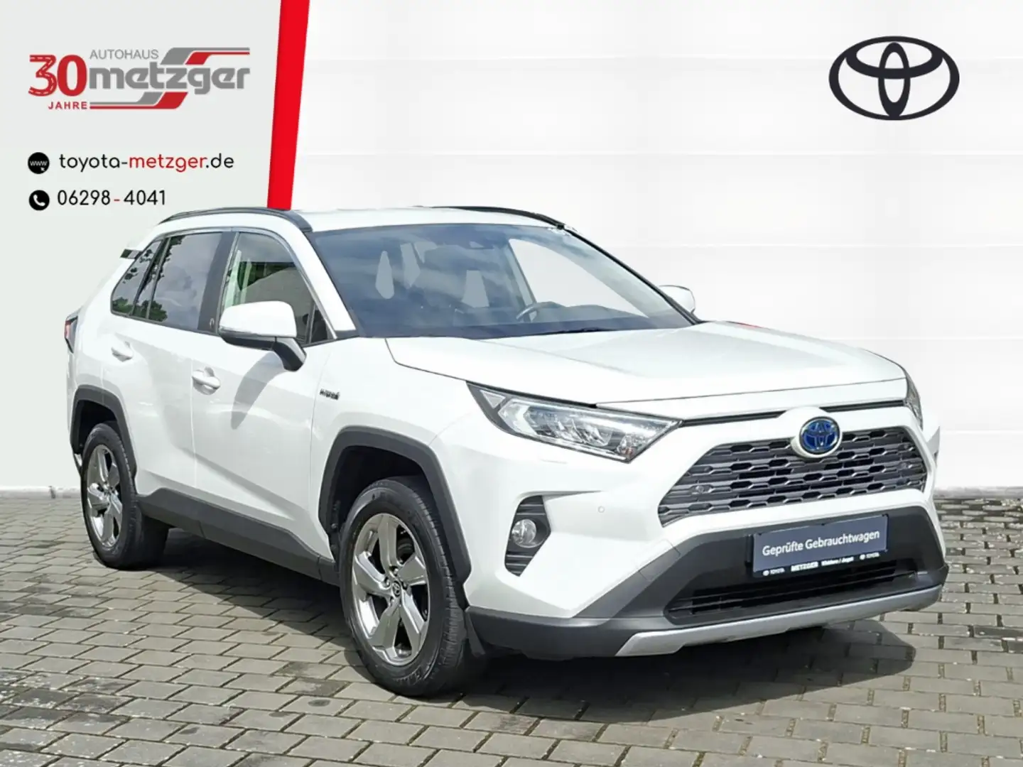 Toyota RAV 4 2.5 Hybrid 4x2 Team D + Standheizung +AHK-abnehmba Weiß - 1