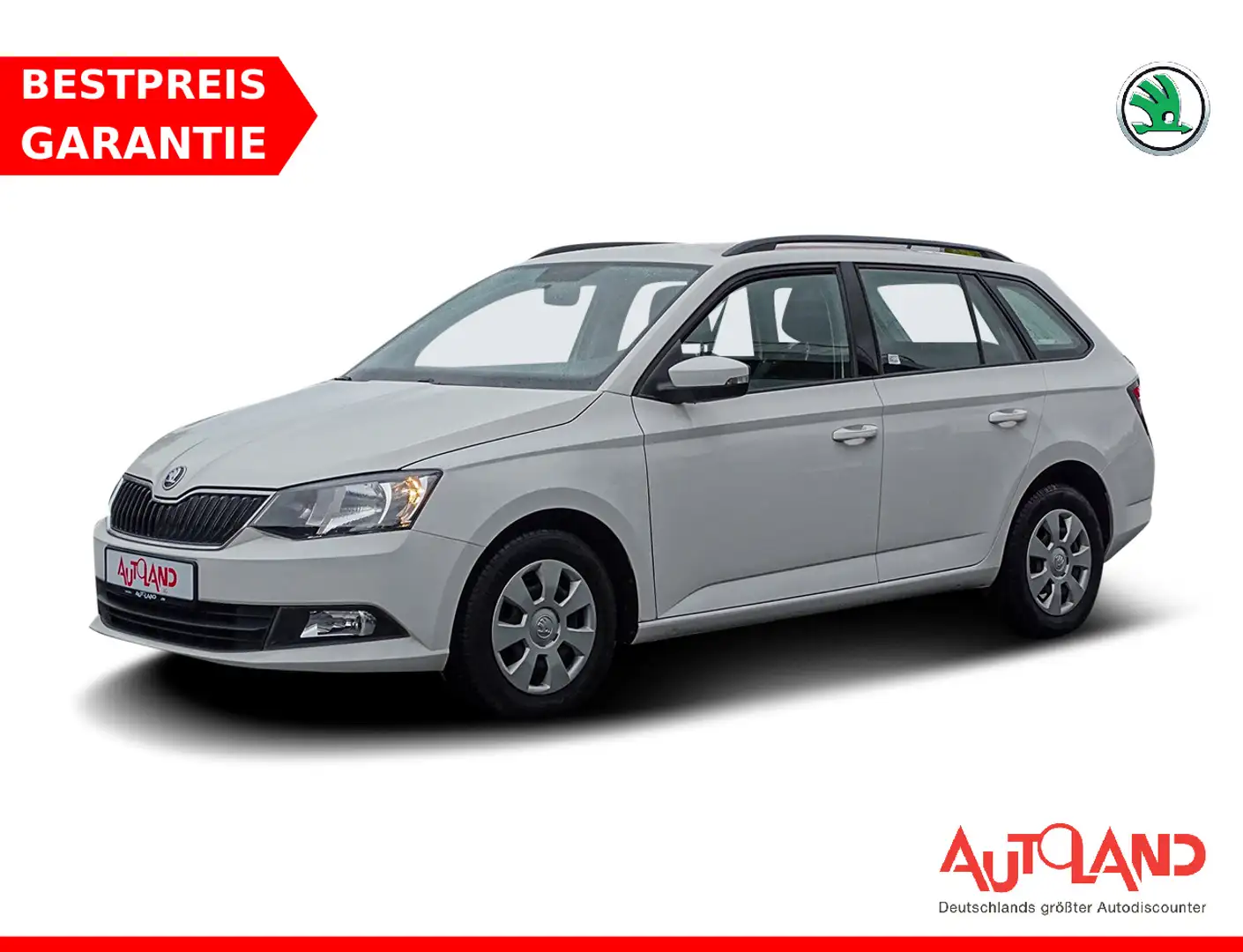 Skoda Fabia Combi 1.0 Klima Weiß - 1