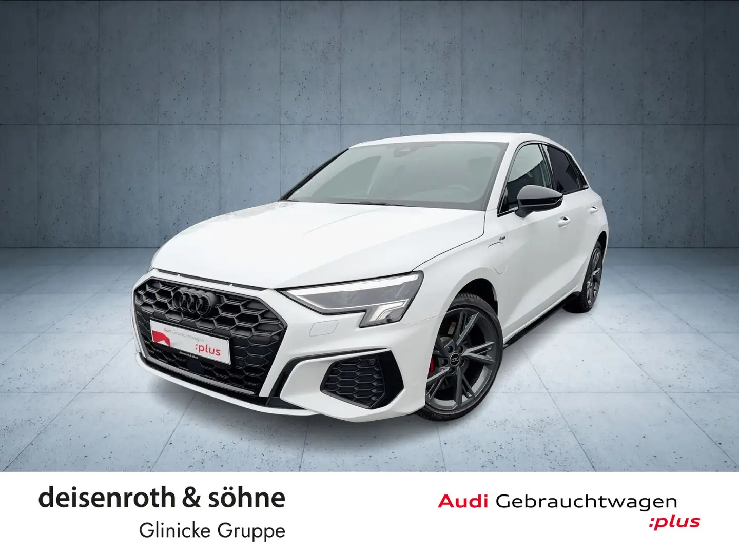 Audi A3 S line 45 TFSI e LED/ACC/Kam/ASI/18 Weiß - 1