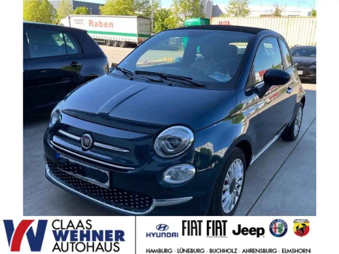 Fiat 500C DolceVita 1.0 Mild Hybrid EU6d Bleu - 1