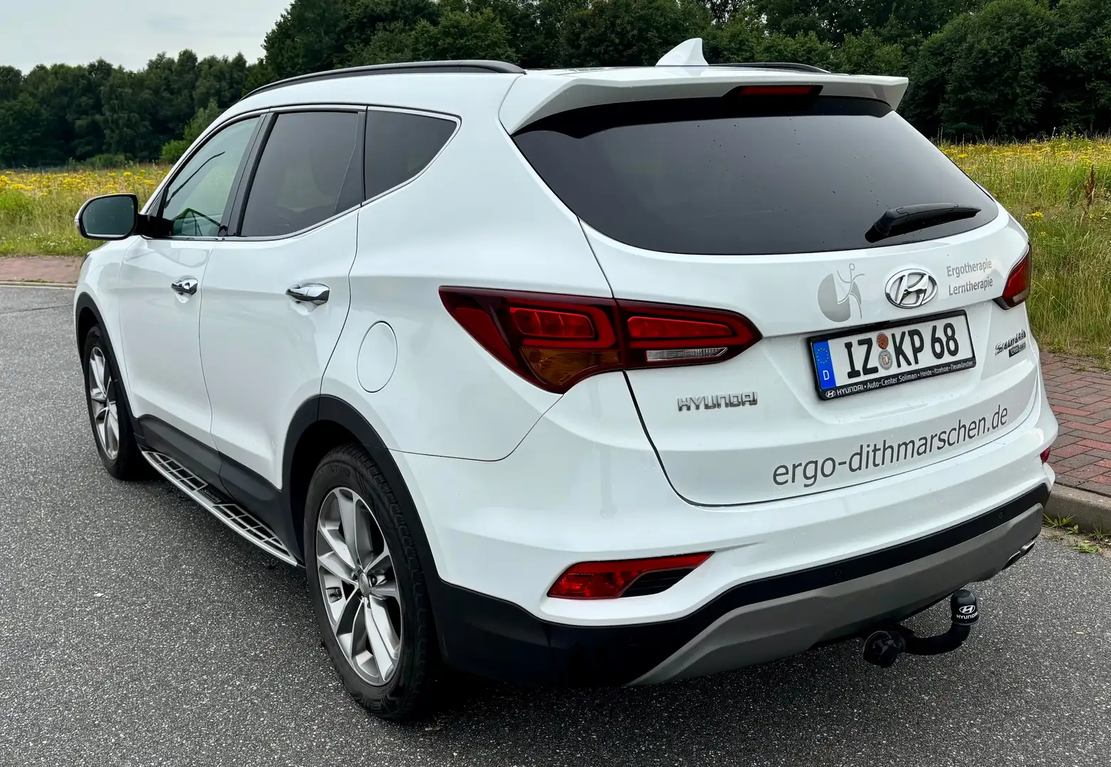 Hyundai SANTA FE Santa Fe Diesel 2.0 CRDI 4WD Premium / GSD Blanc - 2