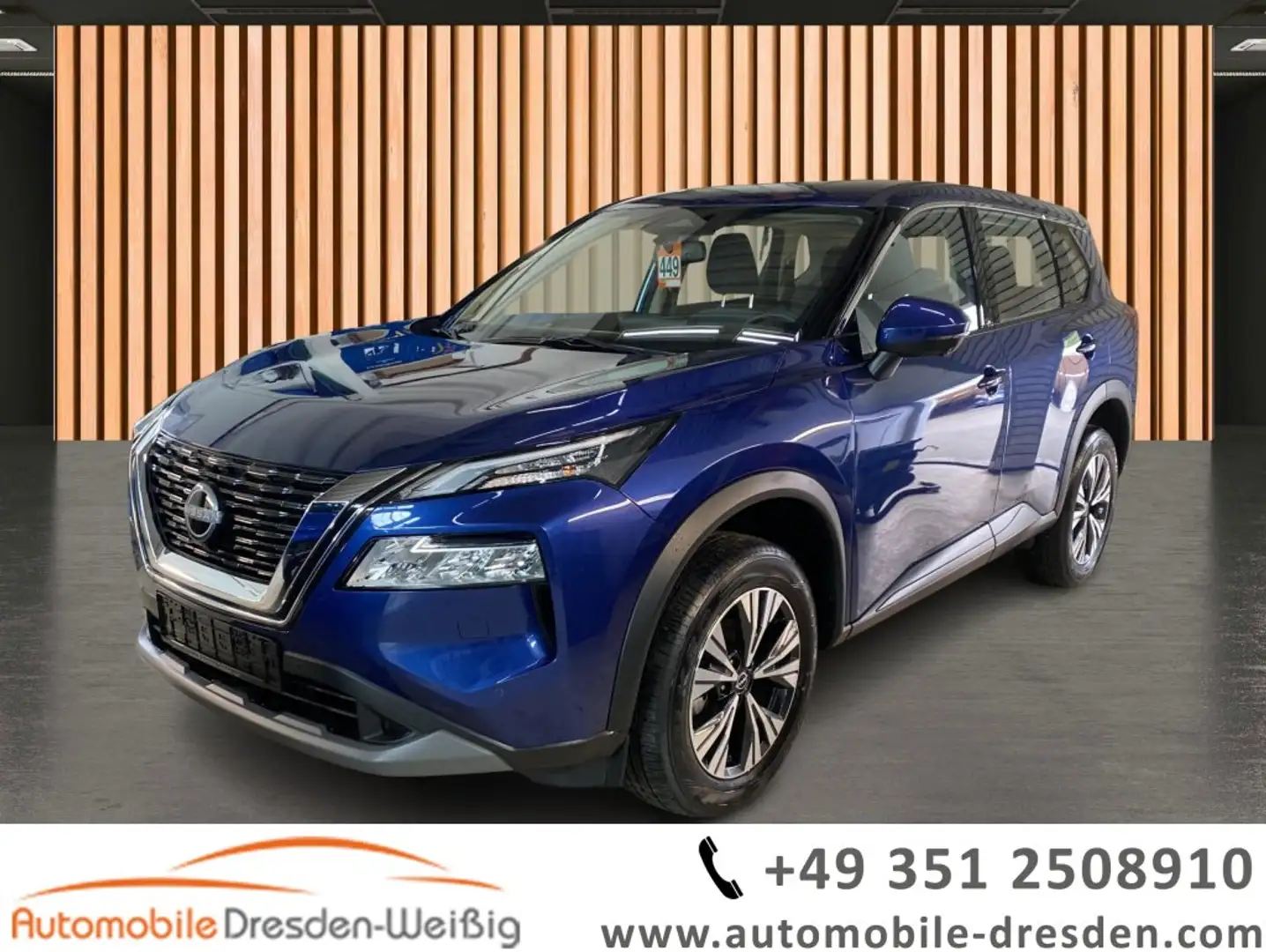 Nissan X-Trail 1.5 DIG-T Acenta*Navi*ACC*Kamera*Keyless Modrá - 1