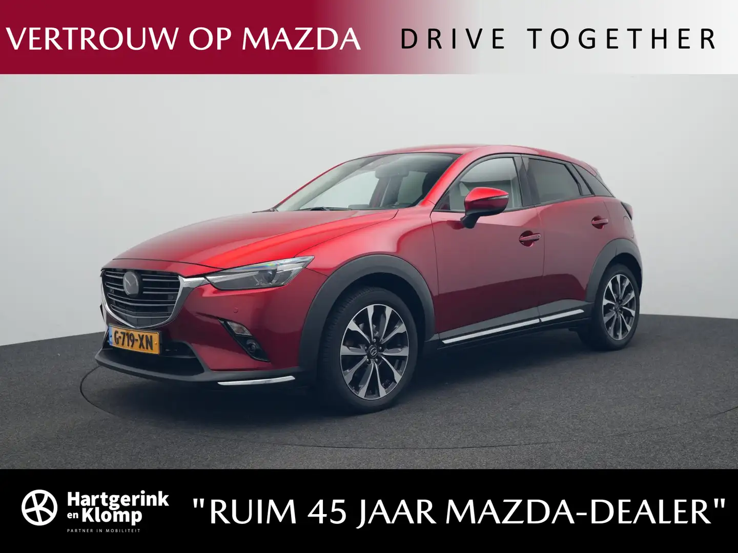Mazda CX-3 2.0 SkyActiv-G GT-M met afneembare trekhaak : deal Rouge - 1