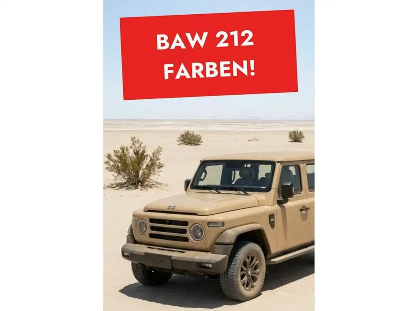 BAW 212 BAW 212 2.0 Diesel 4x4 | 166 PS | Seilwinde | Trit Beige - 1