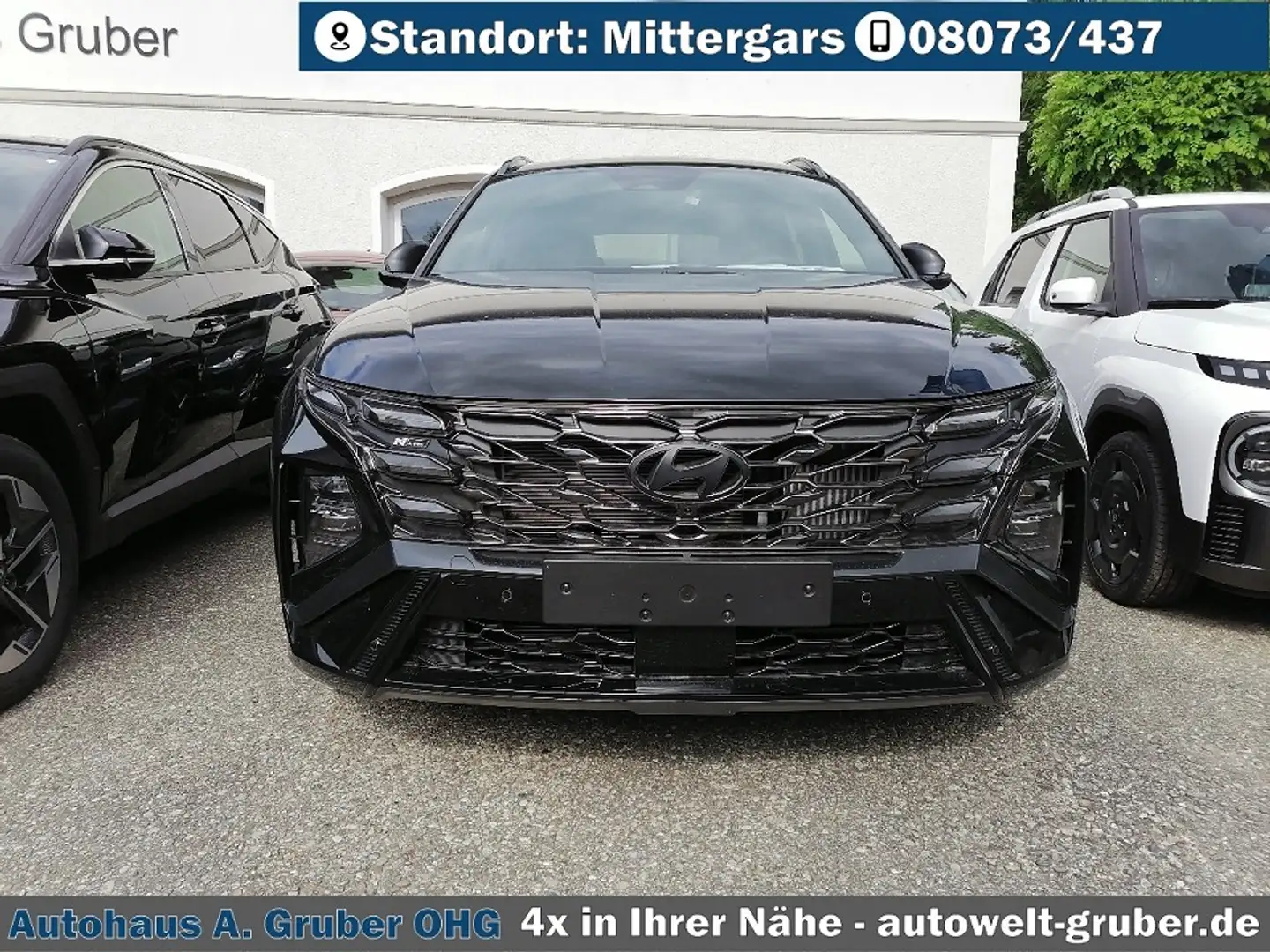 Hyundai TUCSON T-GDI (160 PS) 48V Automatik N-Line + Assistenz-Pa Schwarz - 2