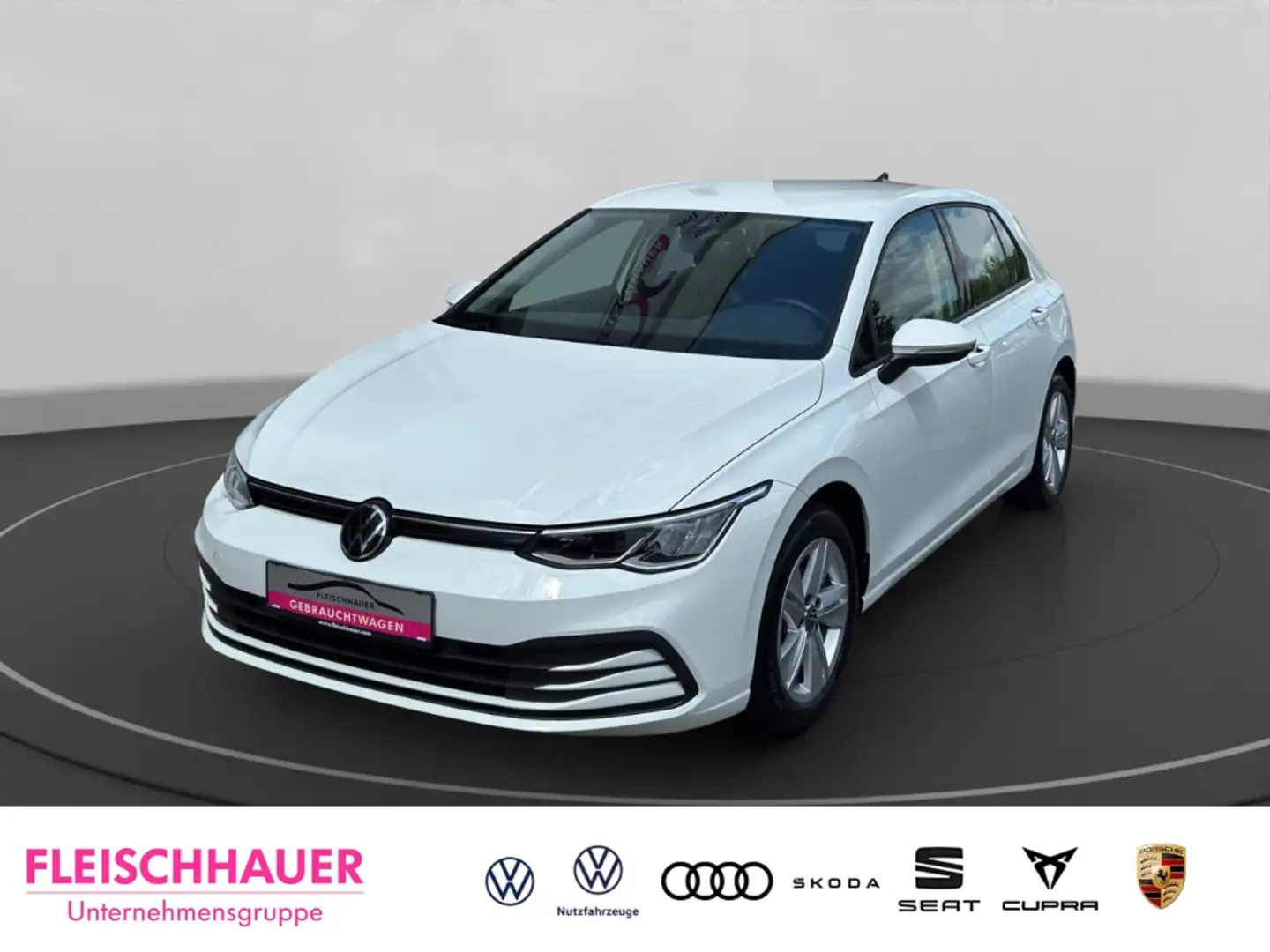 Volkswagen Golf VIII 1.5 TSILife LED+LM+PDC+DAB Blanc - 1