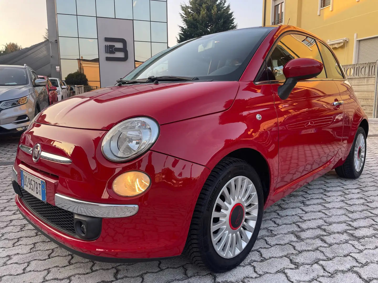Fiat 500 500 1.2 Lounge 69cv IDONEA NEOPATENTATI Rojo - 1