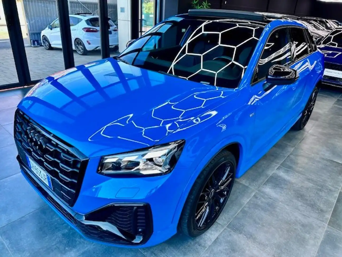 Audi Q2 Q2 I 2021 35 1.5 tfsi Identity Black s-tronic Blu/Azzurro - 1