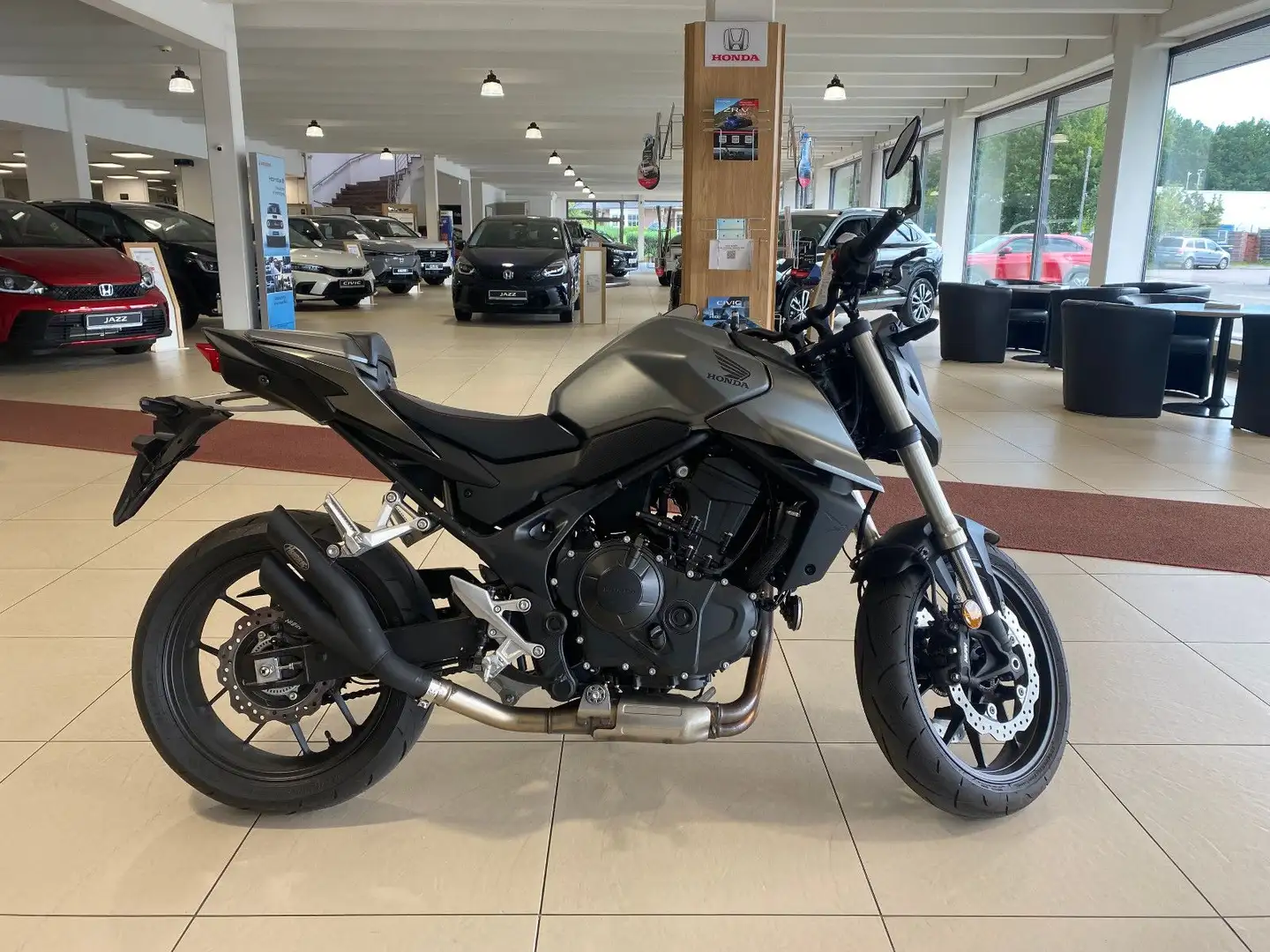 Honda CB 750 Hornet Sportauspuff / Quickshifter Gri - 1