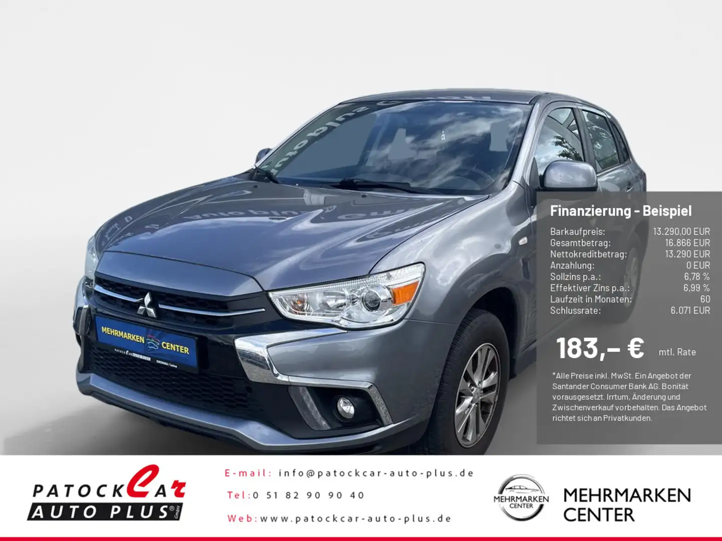 Mitsubishi ASX 1.6 Diamant Edition+ 2WD Grau - 1