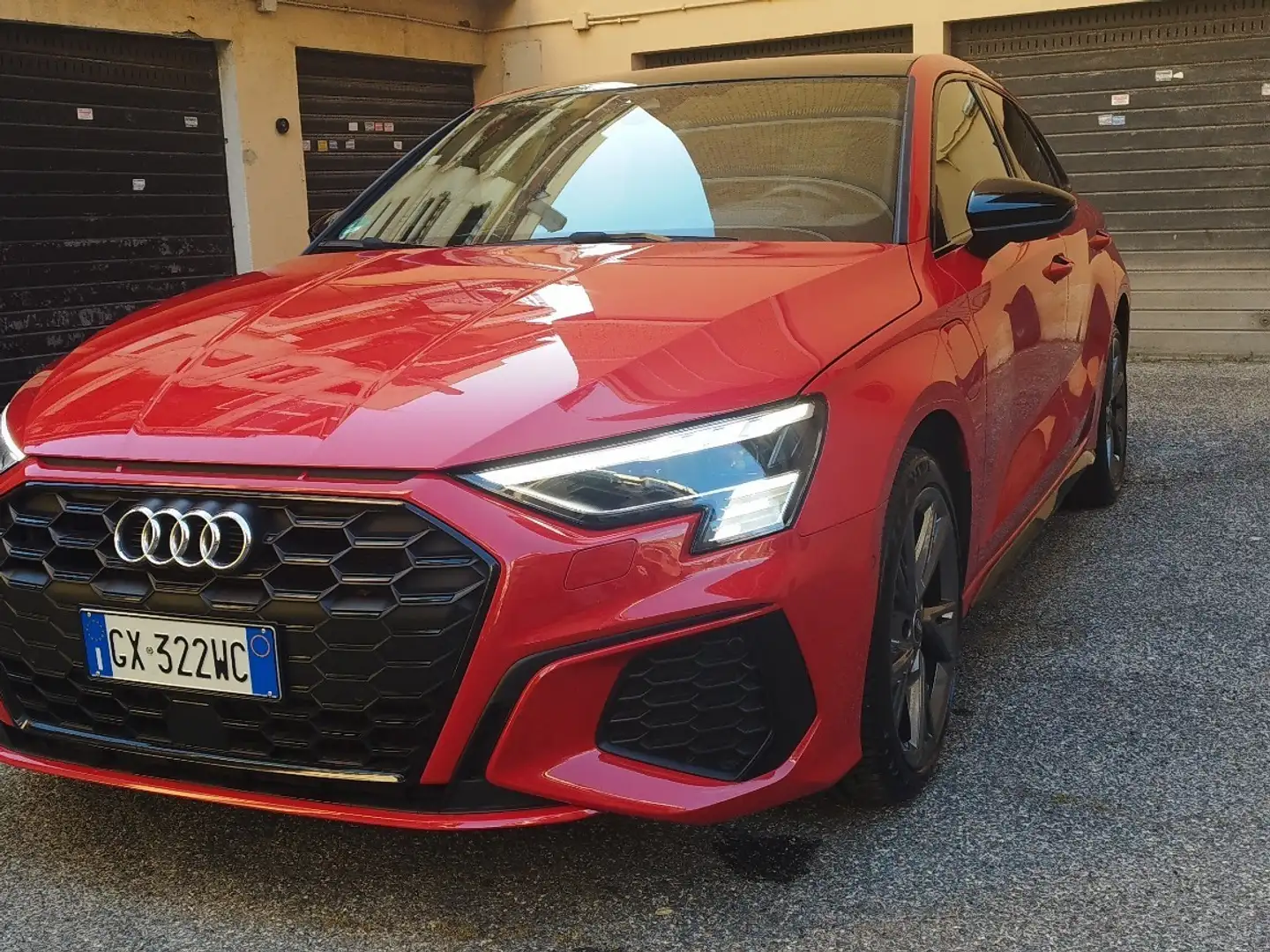 Audi A3 Sportback 45 1.4 tfsi e S line edition s-tronic Rosso - 2