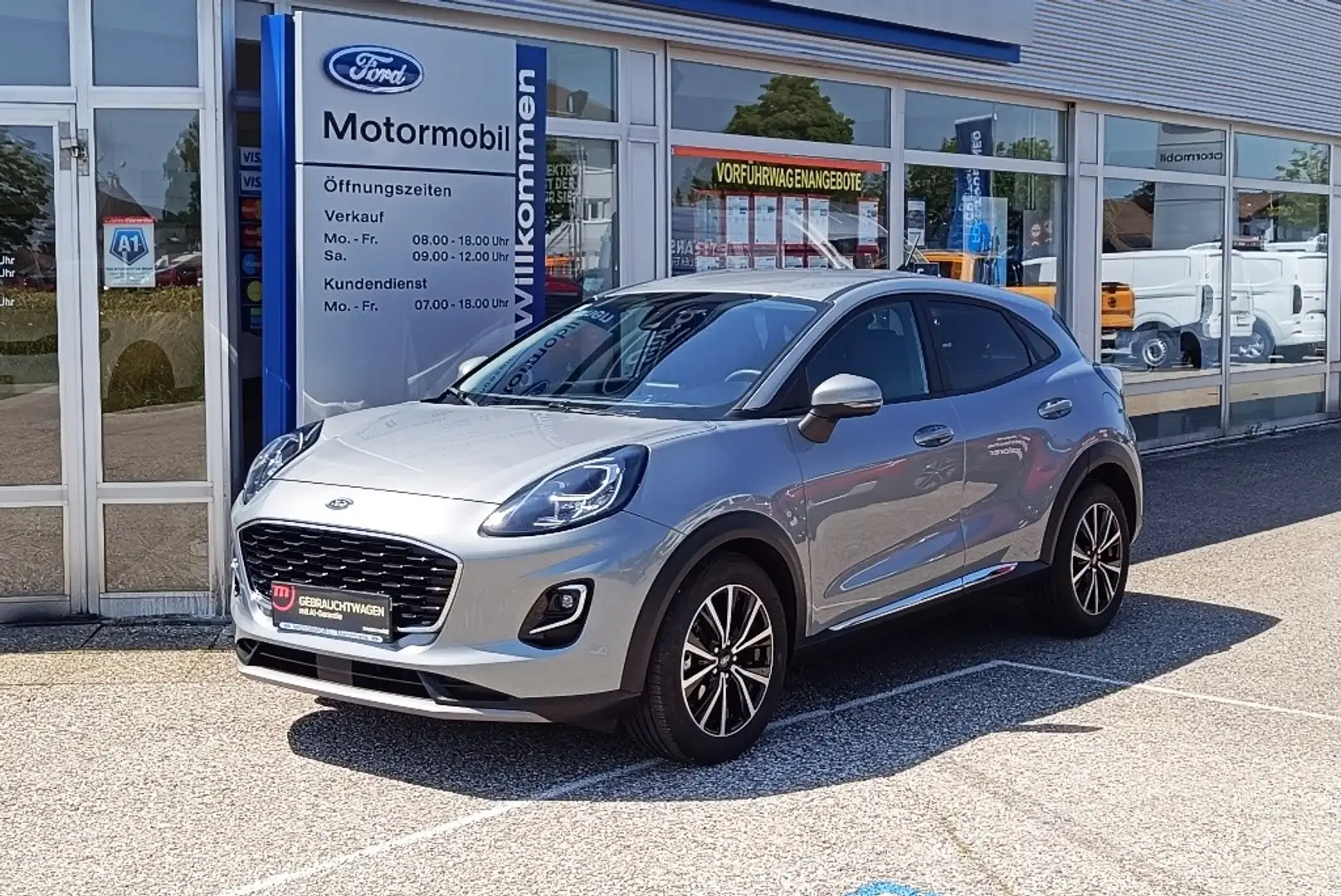 Ford Puma 1,0 EcoBoost Hybrid Titanium Argent - 1
