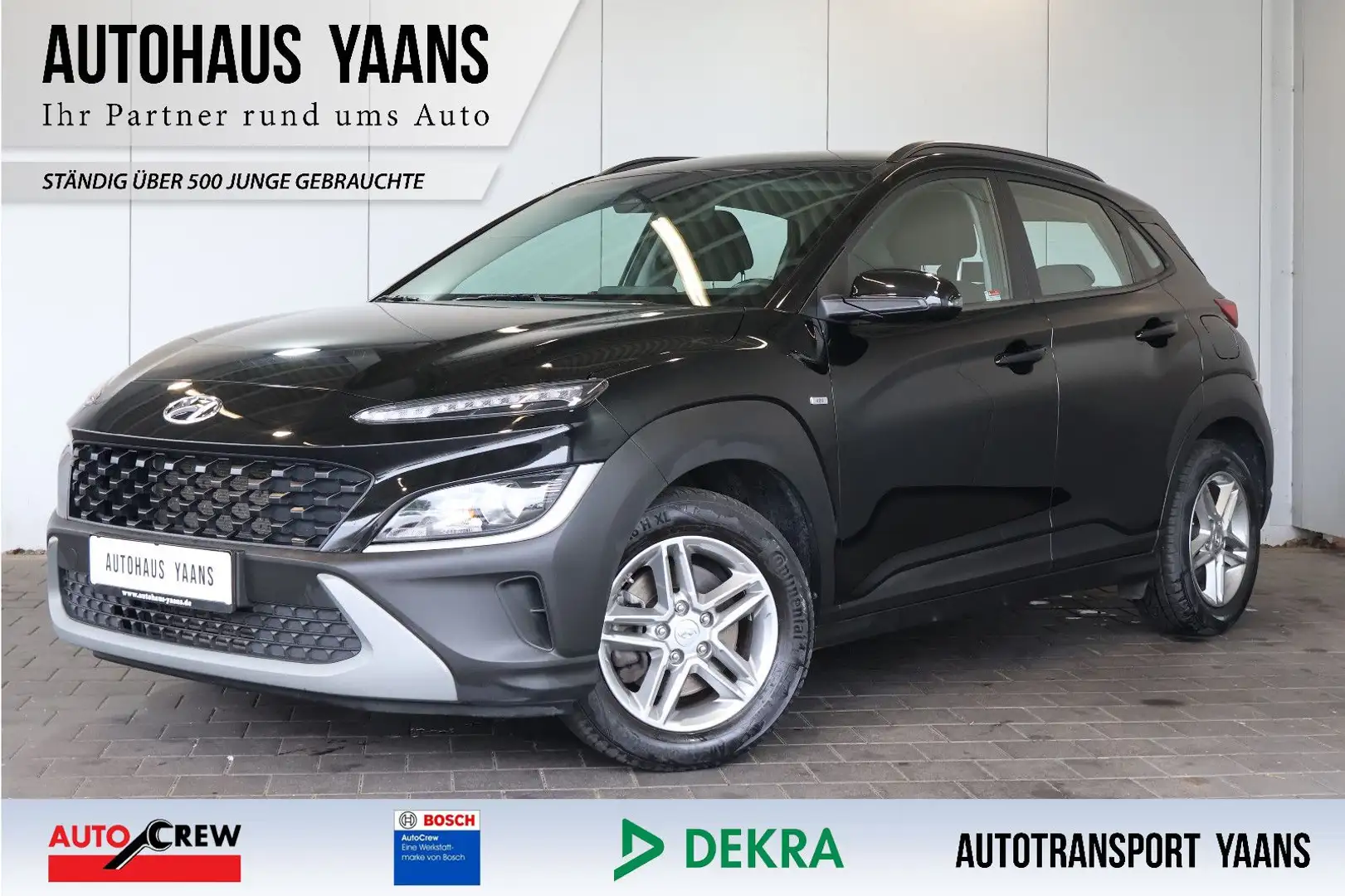 Hyundai KONA Select 1.0 T-GDI FRONT+LANE+KAM+ALU Schwarz - 1