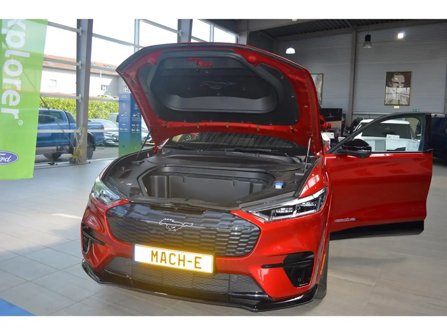 Ford Mustang Mach-E GT 99kWh Extended Range 487ch A1 GAR 06/2030 Rouge - 2