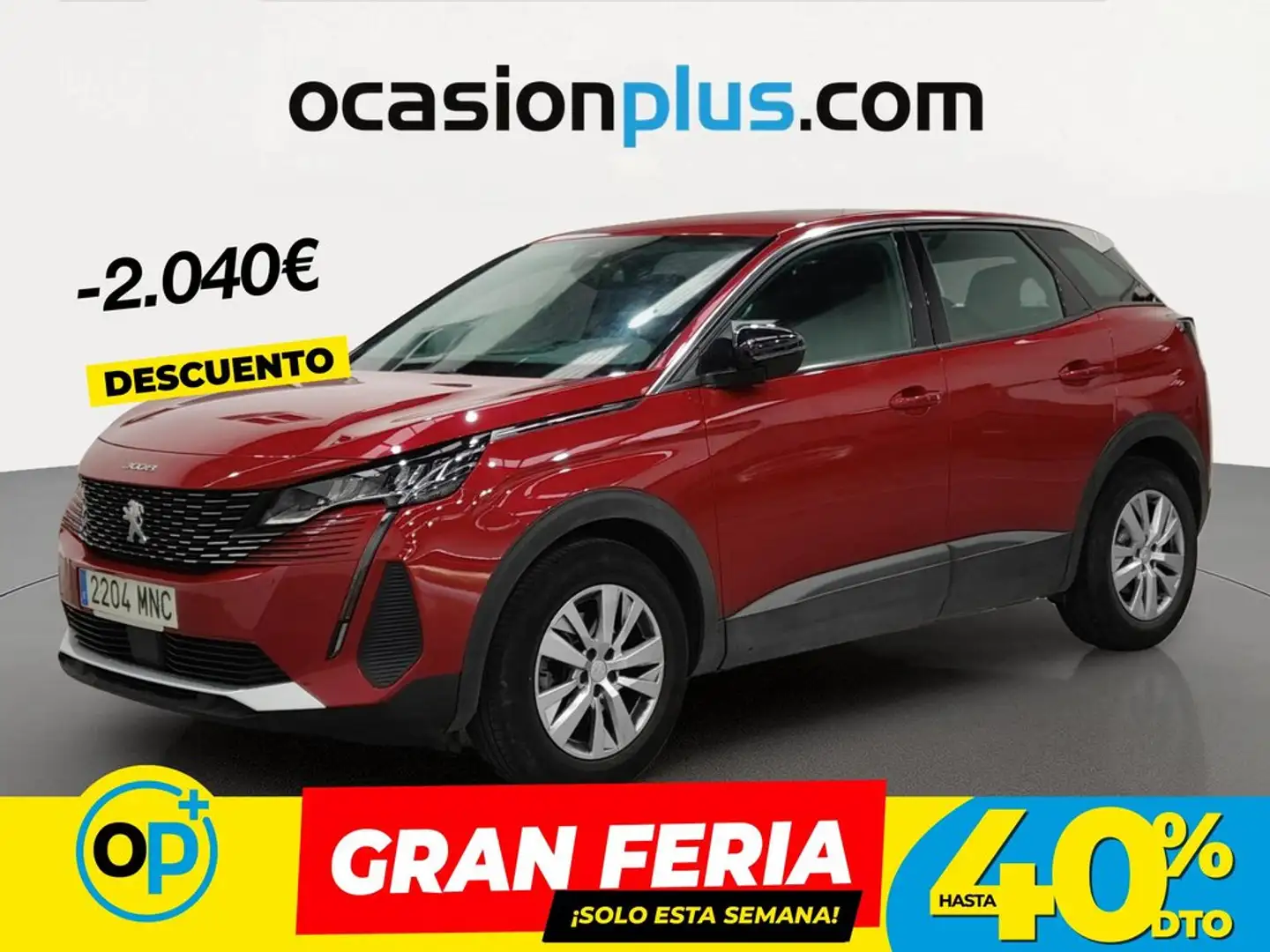 Peugeot 3008 1.5BlueHDi Active Pack S&S EAT8 130 Rojo - 1