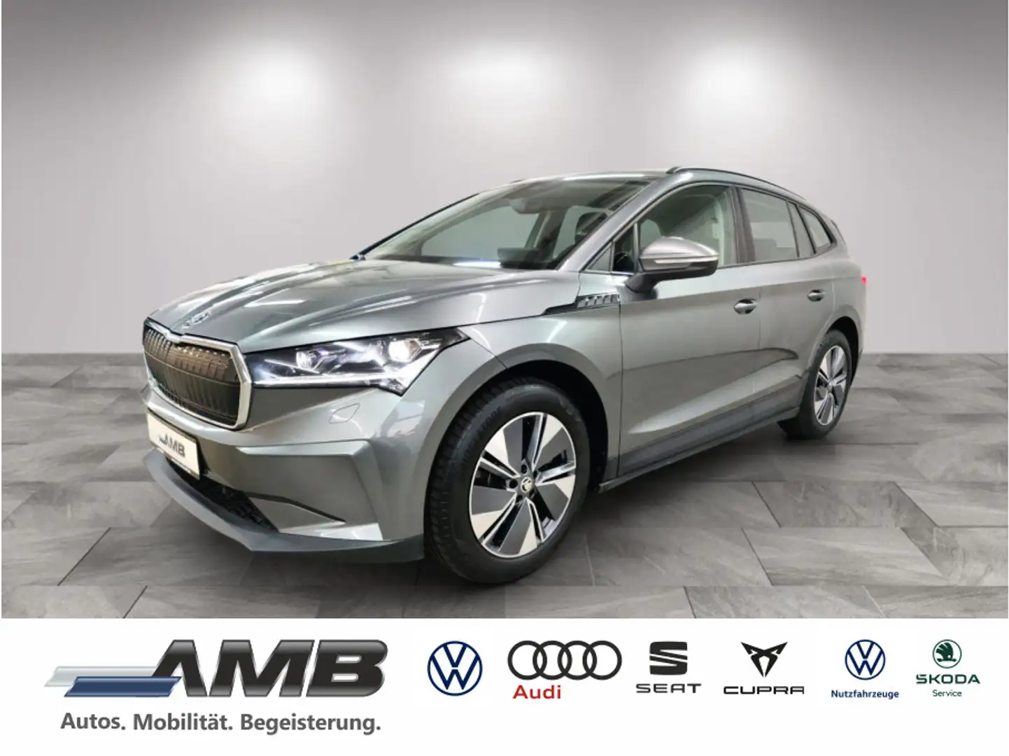 Skoda Enyaq 60 Loft/AHK/Matrix/Navi/Sitzhzg/Wärmepumpe Grau - 1
