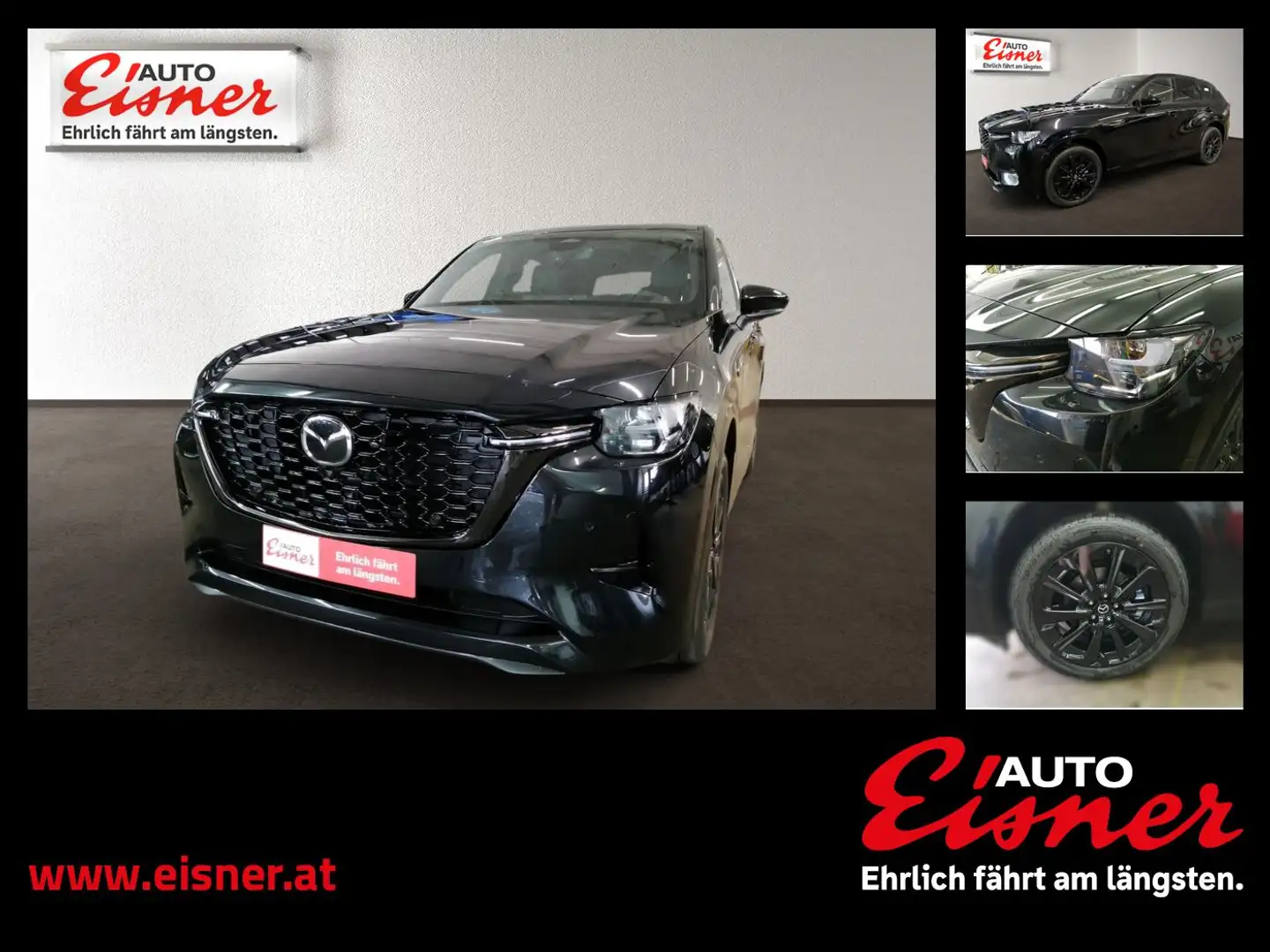 Mazda CX-60 D254 AWD HOMURA PLUS Sitzlüftung, Allrad Schwarz - 1