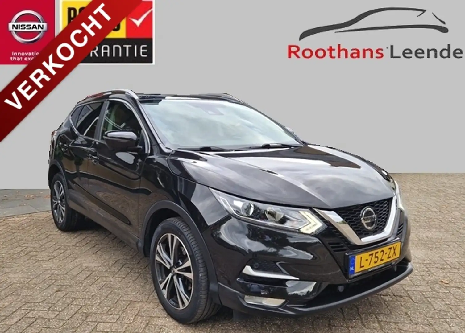 Nissan Qashqai 1.3 160PK DIG-Turbo DCT-A/T N-Connecta Design & Co Zwart - 1