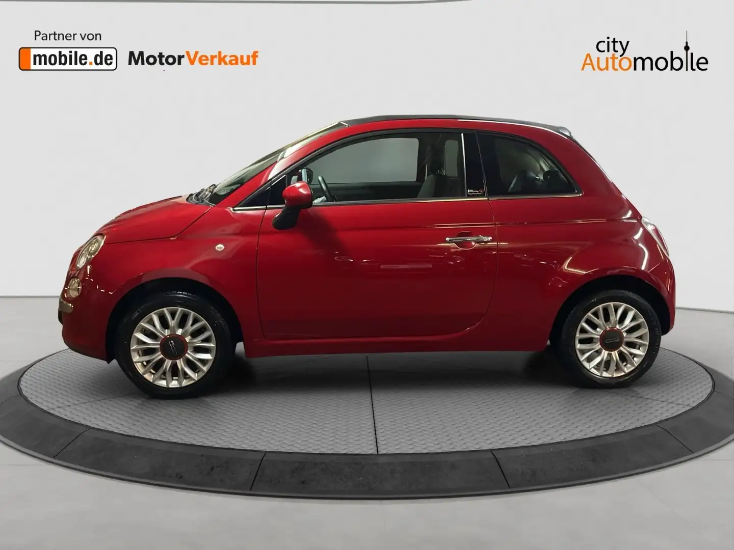 Fiat 500 /1.Hand/Cabrio/Bluetooth Rot - 2